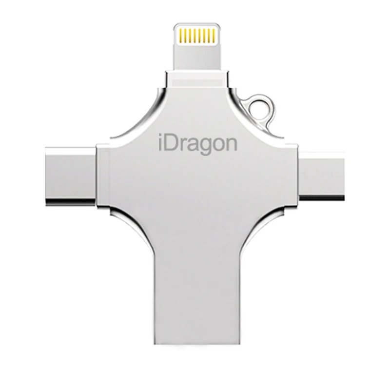 Usb флеш накопитель Ingelon 4 в 1 256 ГБ 16 32 флешка 128 OTG idragon металлическая usb для iphone ios
