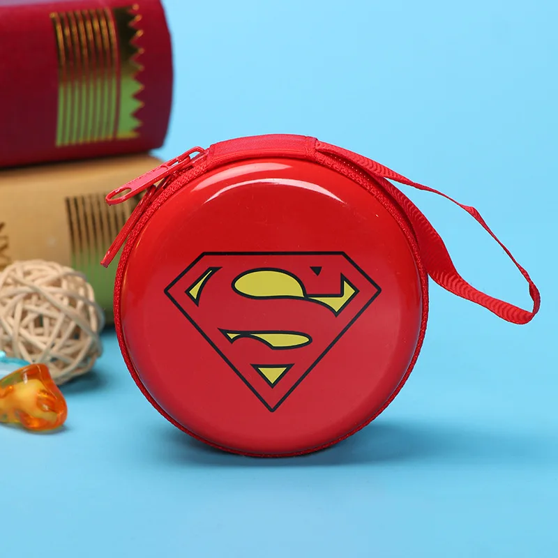 Кошельки из Жестяного и полиэфира для монет, держатель для ключей на молнии с Суперменом, сумка для наушников-вспышек, подарки для мальчиков и девочек, мини-чехол для ключей с человеком-пауком и Бэтменом - Цвет: 05