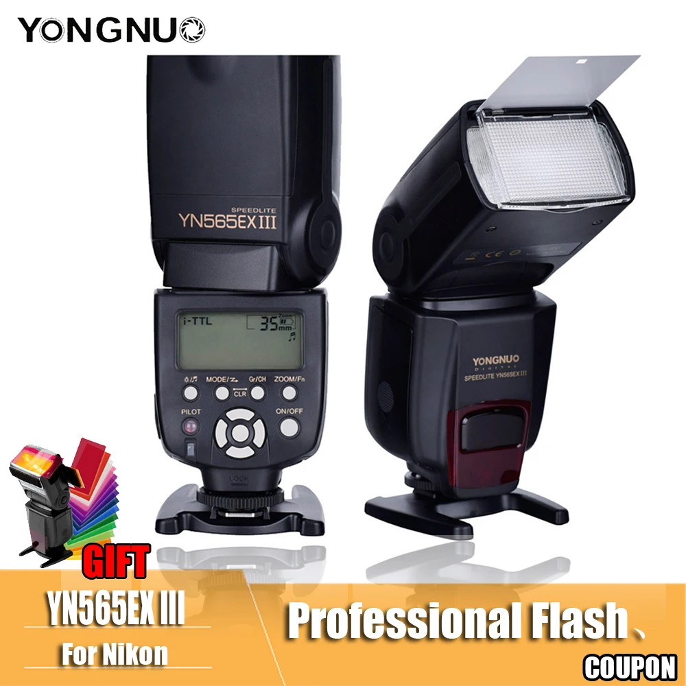 

Yongnuo YN-568EX III YN568 EX III Flash Speedlite Speedlight TTL Auto 1/8000s for Nikon D5200 D3100 D750 D80 D90 D600 D650 D700