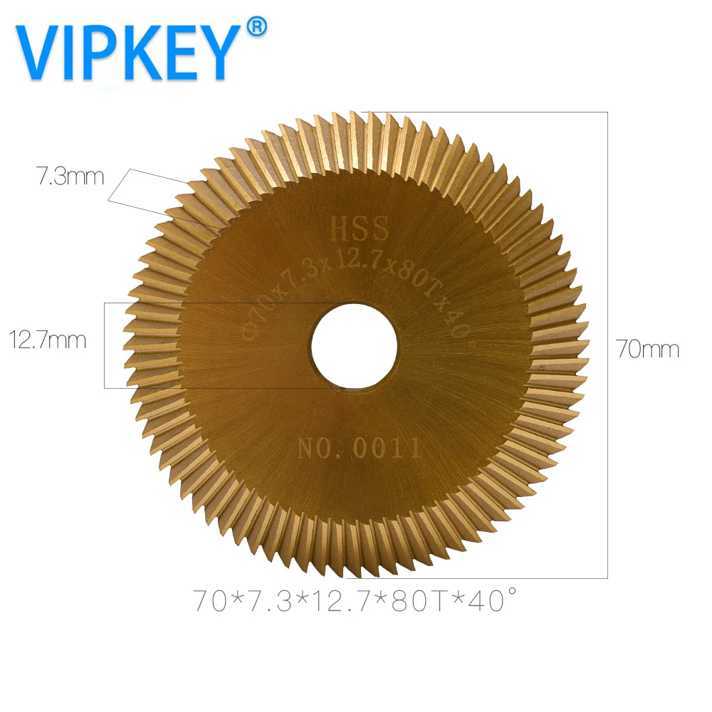 0011 HSS-TIN режущее лезвие 70*7,3*12,7 мм* 80 т ключ машина резак мини циркулярная пила