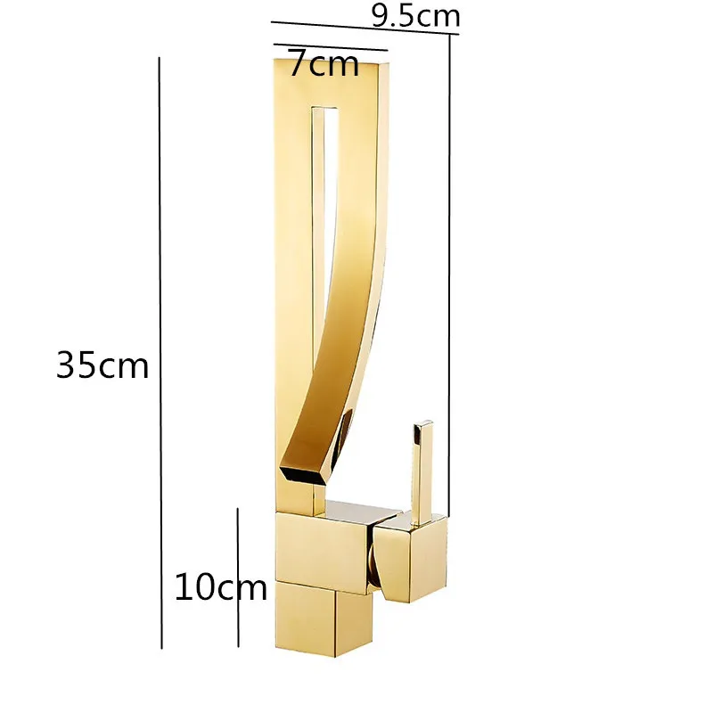 Billig Becken Armaturen Gold Messing Wasserhahn Platz Bad Waschbecken Wasserhahn Einzigen Griff Deck Montiert Wc Heißer Und Kalter Mischer Wasserhahn