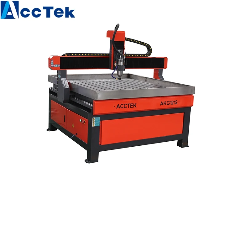 wood router AKG1212 from Acctek cnc touter ! brass cutting engraving