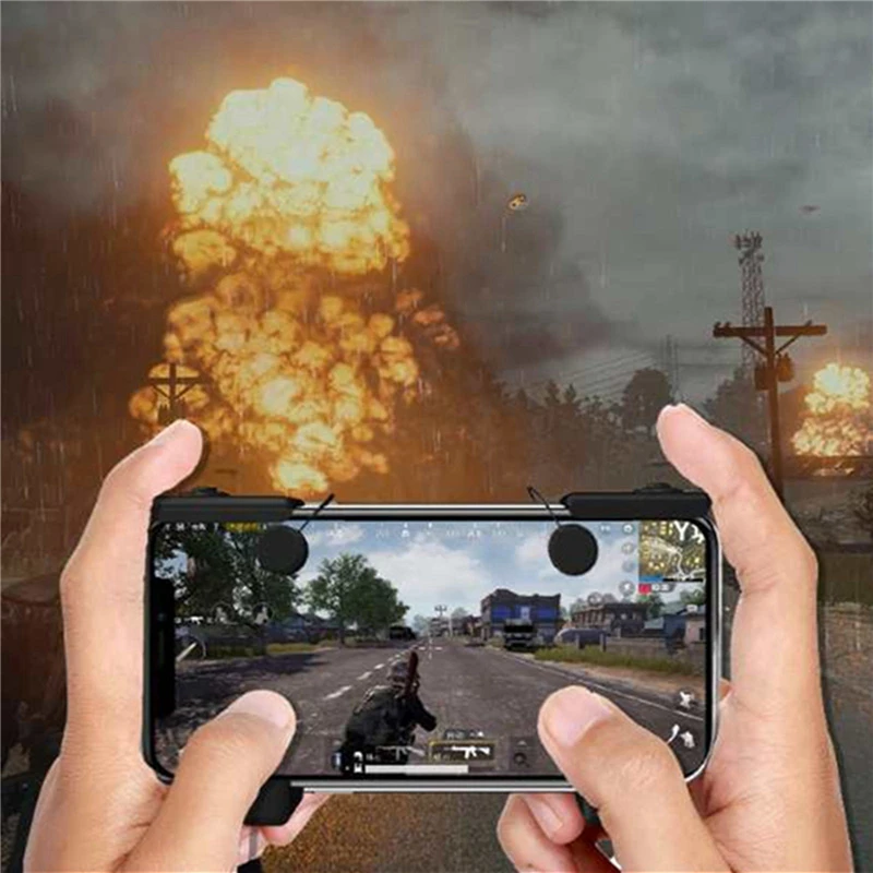  1Pair Triggers Gamepad For PUBG Chicken Game Assistant Shooting Game Controller Trigger Fire Button