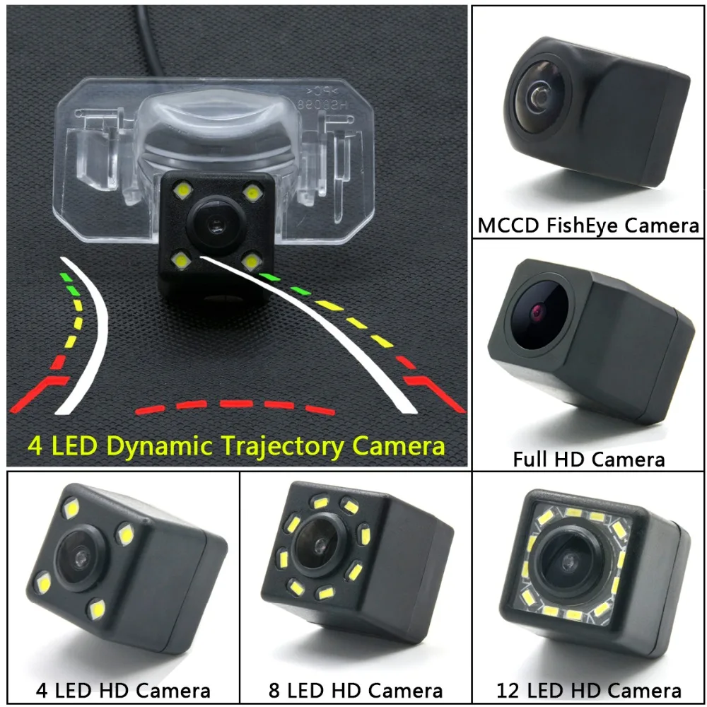 

For Honda Accord City Civic CIIMO Freed Fit Dynamic Trajectory Tracks Car Parking LCD Monitor Wireless Rear View Reverse Camera