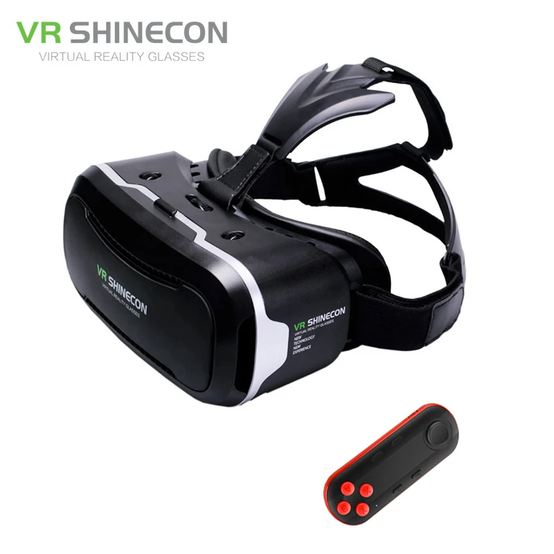 Shinecon 3D Glasses Virtual Reality Smartphone Headset Google VR Helmet for Iphone Android 4.7-6' Phone