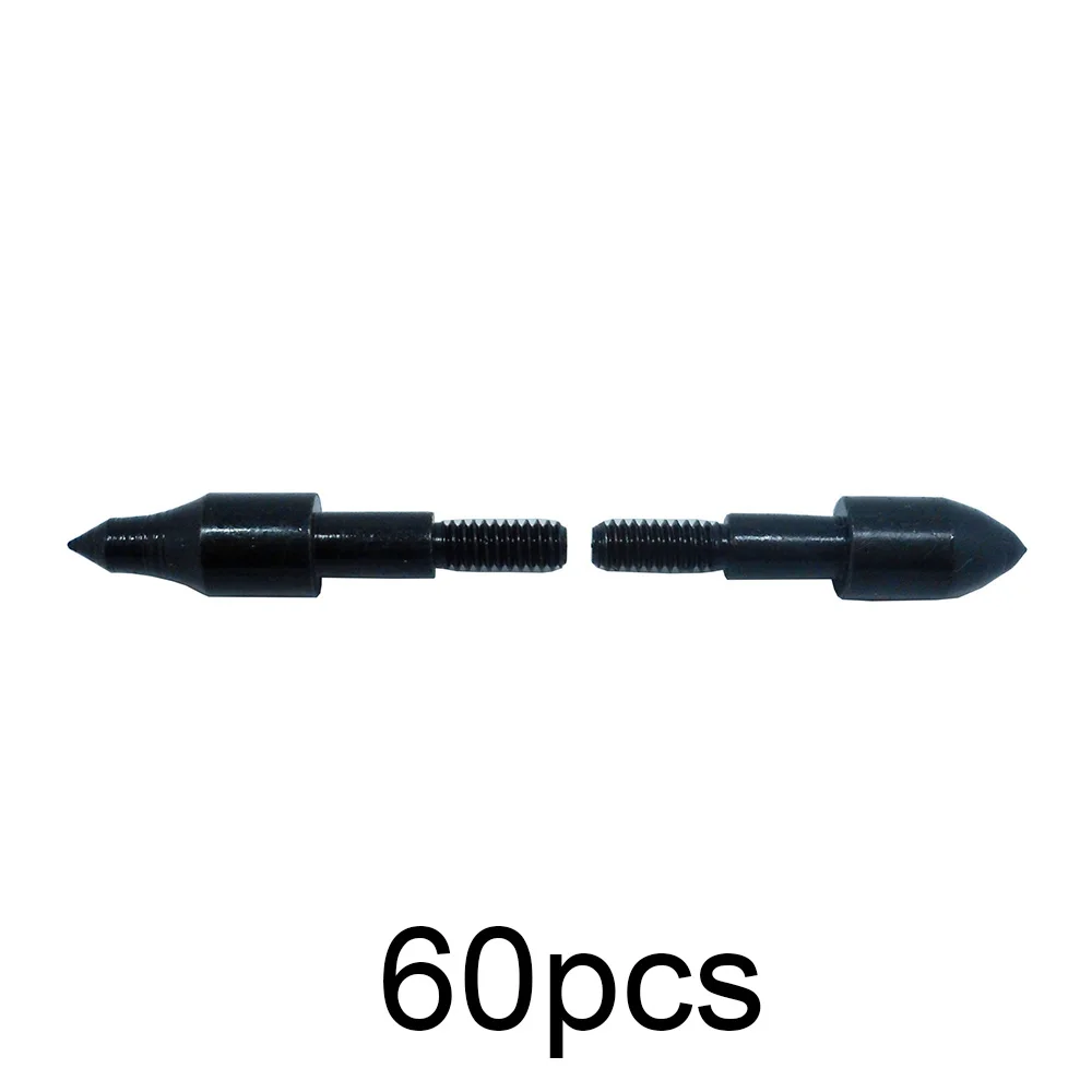 

60pcs 100 Grain Archery Broadheads Screw In Arrowheads Hunting Tips General Field Points Practice Tips