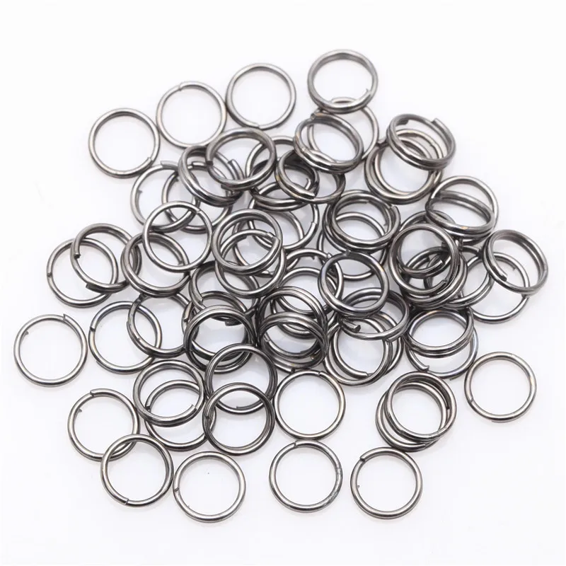 

Gold Silver Color Metal Fishing Double Split Rings Findings Key Rings For Jewelry Making Diy Wholesale 4 5 6 7 8 10 12 mm