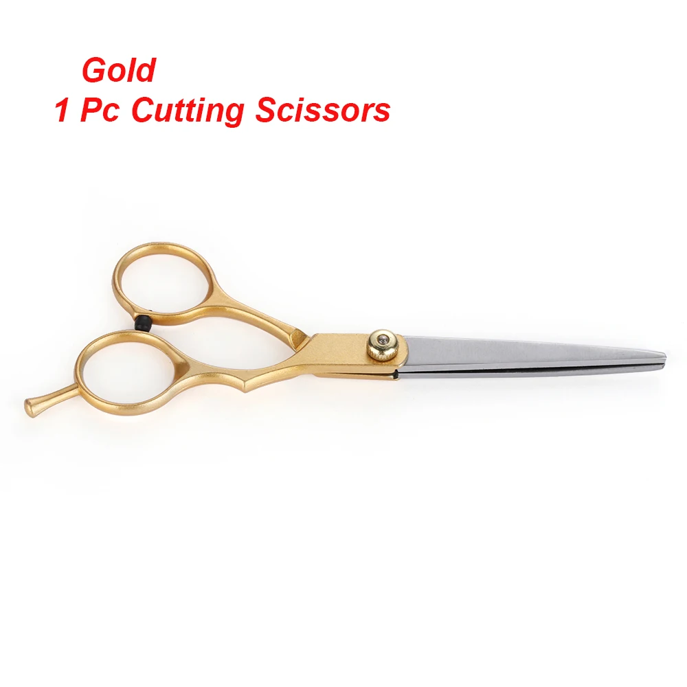 6 дюймов Парикмахерские инструменты для стрижки волос Профессиональные Парикмахерские филировочные ножницы Ножницы Парикмахерские женские Инструменты для укладки волос - Цвет: gold Cutting Scissor