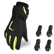 Для женщин Для мужчин теплозащитные лыжные перчатки для сноуборда перчатки зимние мотоциклетные Велоспорт Водонепроницаемый Снег ветрозащитный для кемпинга для отдыха варежки