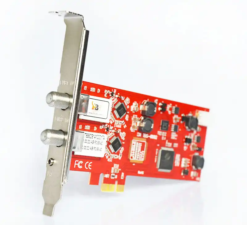 nieuwe tbs 6902 2 tuner pcie hd digitale tv kaart dual kanalen dvb s2 s hd sd tv ontvangen synchroon voor windows xp vista 7 8 aliexpress