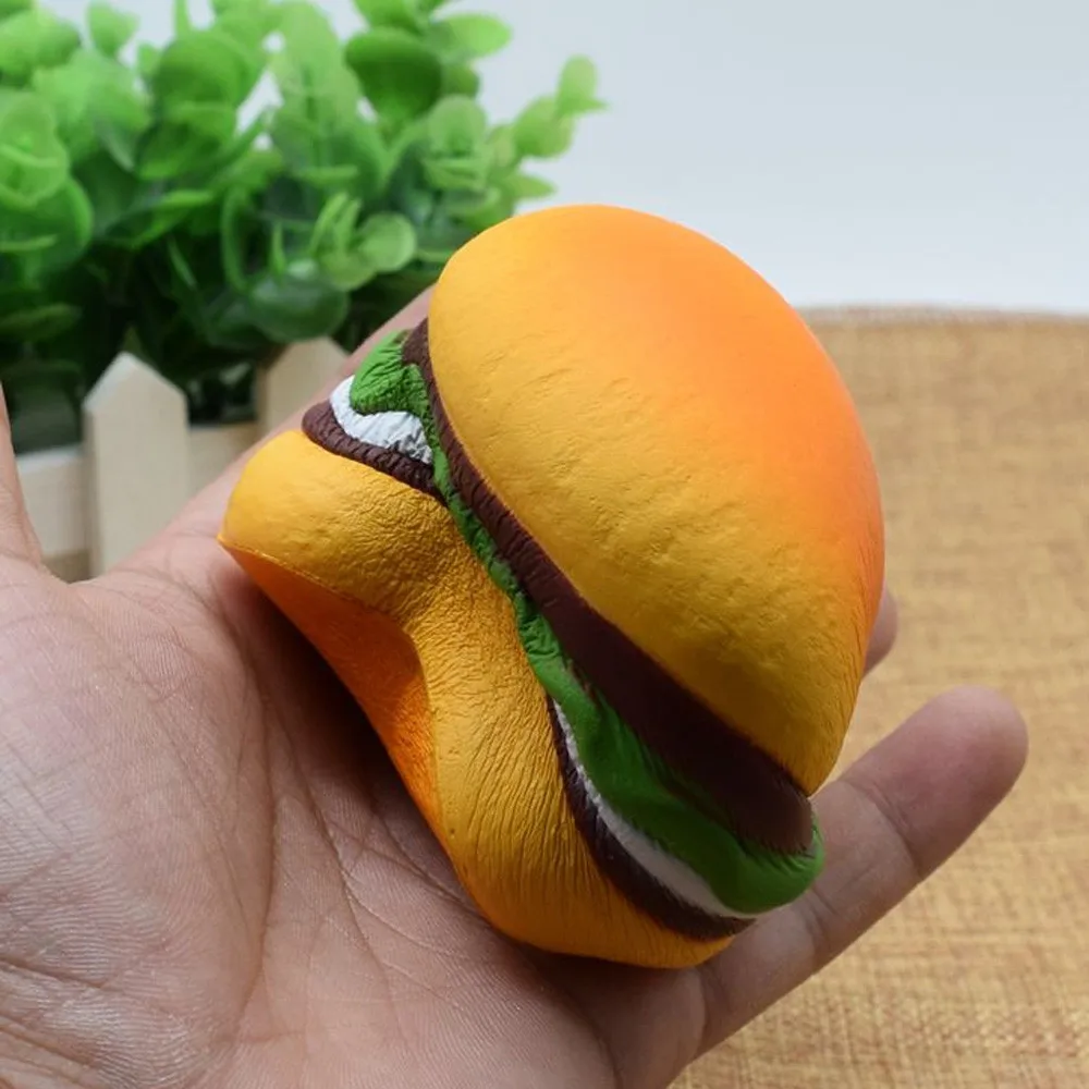 Мягкое сердце гамбургер мягкий ароматизированный медленно поднимающийся изысканный ребенок мягкая игрушка Squeeze Toy 2018MAR26