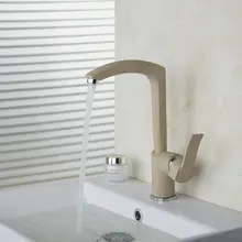 Умывальник раковина на бортике Одиночная Вращающаяся ручка 360 Soild Латунь 92280 сосуд кухня Torneira Cozinha смеситель кран