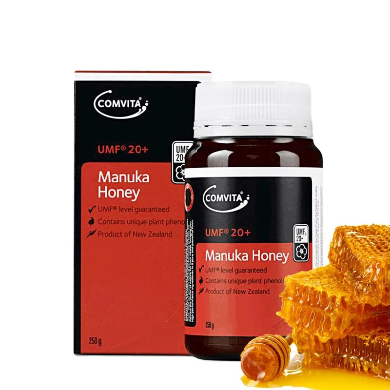 Новозеландский comvita мед manuka UMF20+ для желудочно-кишечного иммунной здоровья дыхательных путей Системы кашля успокоить кашля в горле