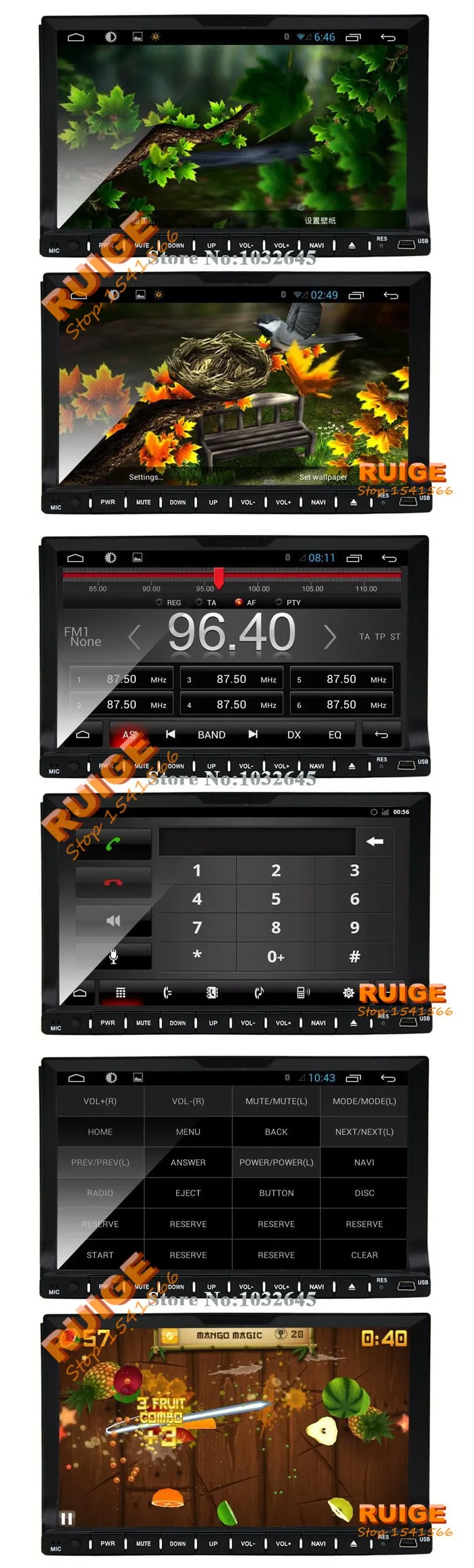 Excellent QuadCore Android 5.1 car navigation1 GB RAM  double 2din car radio cd 7inch touch screen 1024*600  HD head unit Newsmy dual BT 15