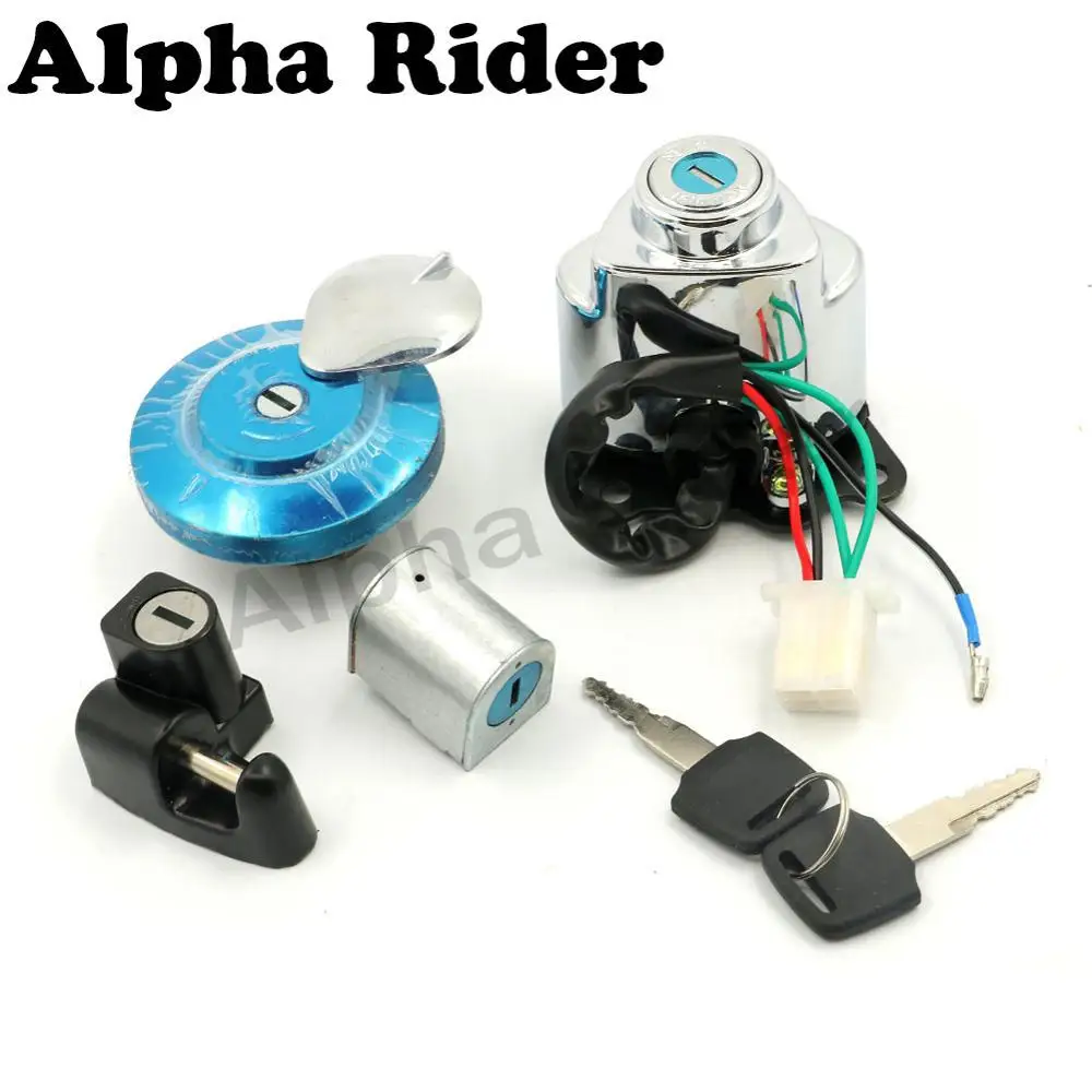 

All years For Honda Shadow VLX 400 VLX 600 Steed VT400 VT600 Ignition Switch Gas Cap Helmet Steering Lock Key