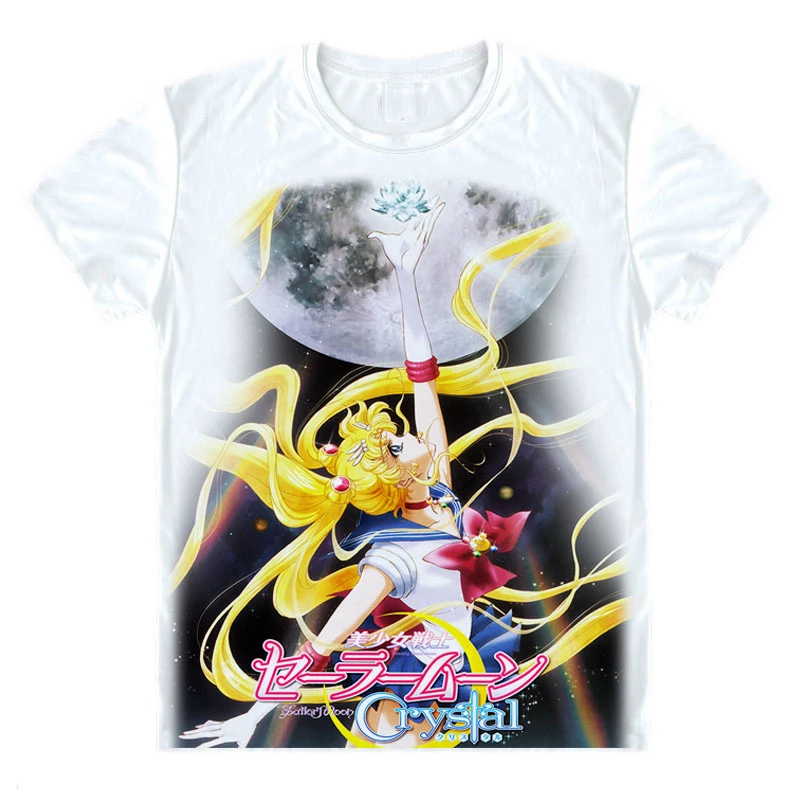 アニメ美少女戦士セーラームーンtシャツ月野うさぎtシャツ17新しいセーラームーンクリスタルtシャツかわいいかわいいユニセックスclothing面白いショートtシャツ T Shirt Tee Teefunny Tee Aliexpress