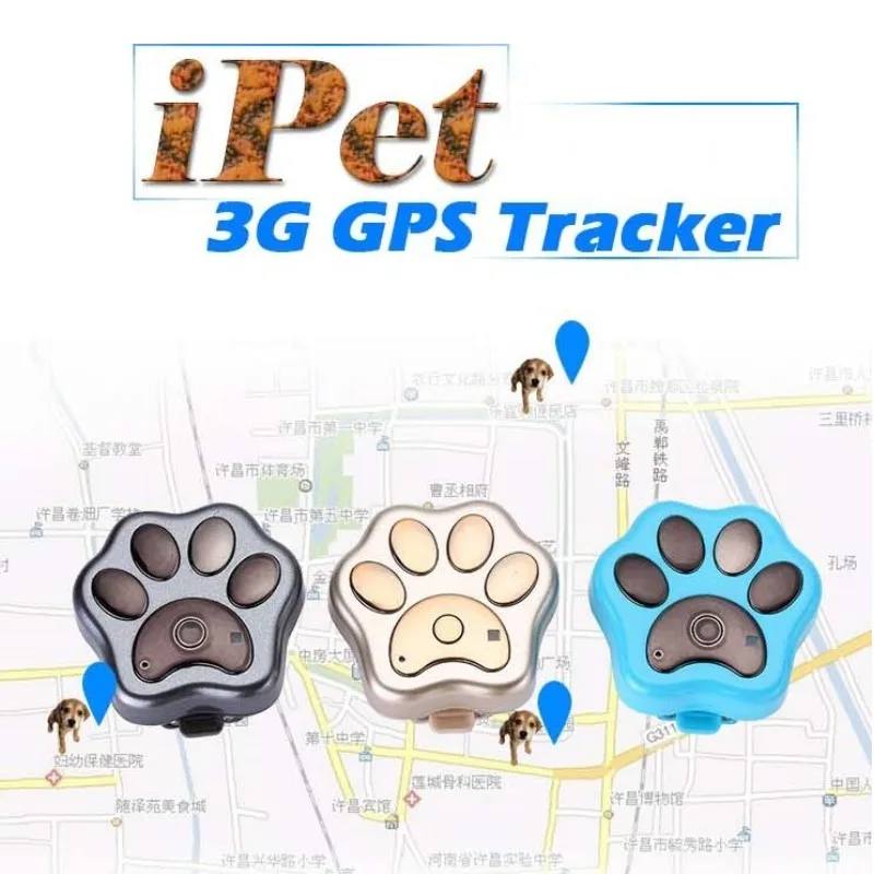 5 шт. Pet gps трекер V40 3g сети водонепроницаемый мини gps трекер для кошки или собаки личное следящее устройство локатор IOS/Andriod App GSM GPRS