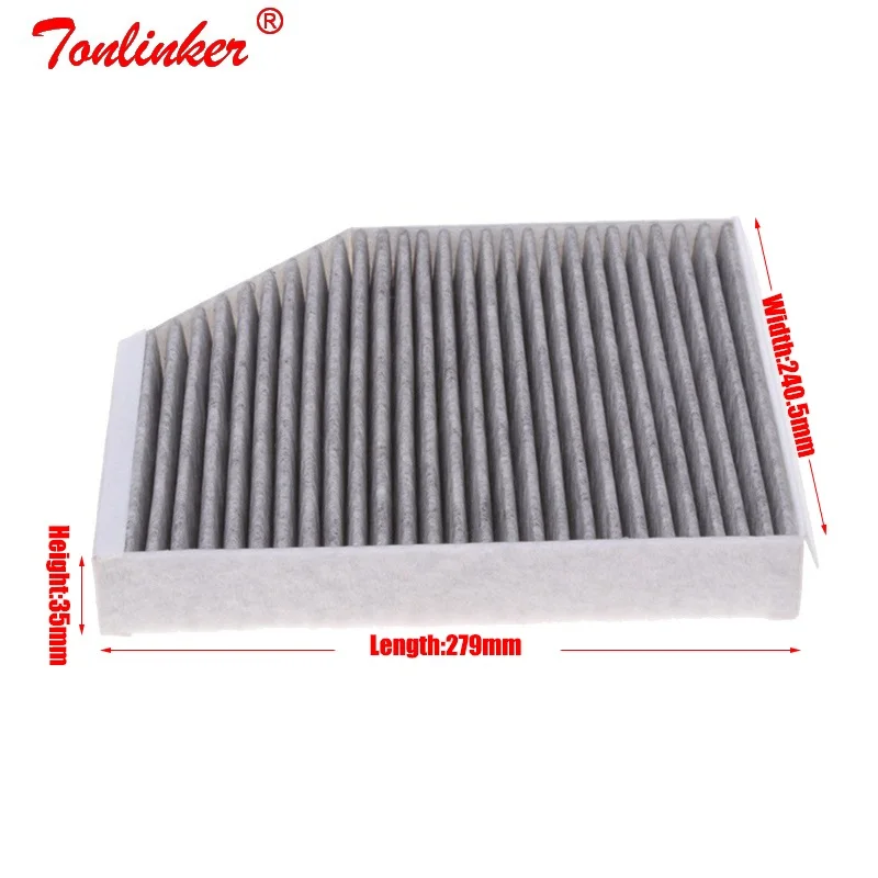 Cabin Filter Fit For PORSCHE MACAN (95B) 2.0 R4 3.0GTS 3.0 S Diesel 3.6 Turbo Model 2014 2015 2016-Today Filter Car accessories
