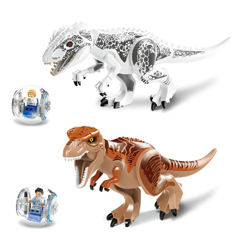 Jurassical Dinosaur world Figures Bricks Tyrannosaurs Rex Building Block Toys Compatible With Legoed Dinosaur Toys