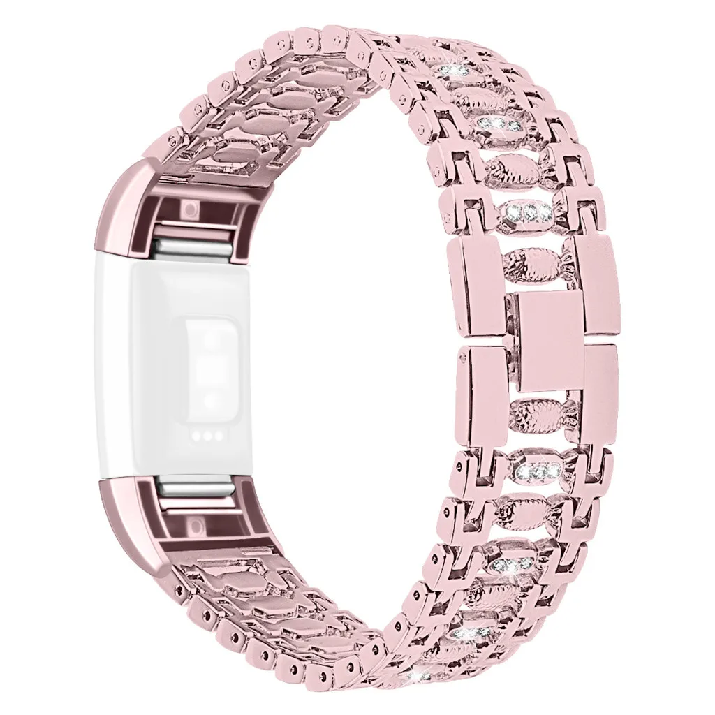 

Watch Bands for Fitbit Charge 2 Bands Bling Stainless Steel Metal Bracelet Strap Band for Fitbit Charge 2 Smart Watch 625+