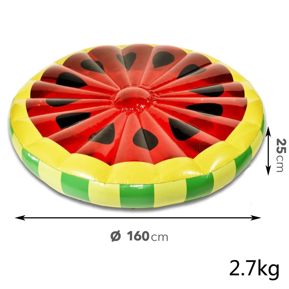 Бесплатный надувной матрас бассейна с фруктовым принтом поплавок-арбуз плот летние игрушки для бассейна для взрослых и детей