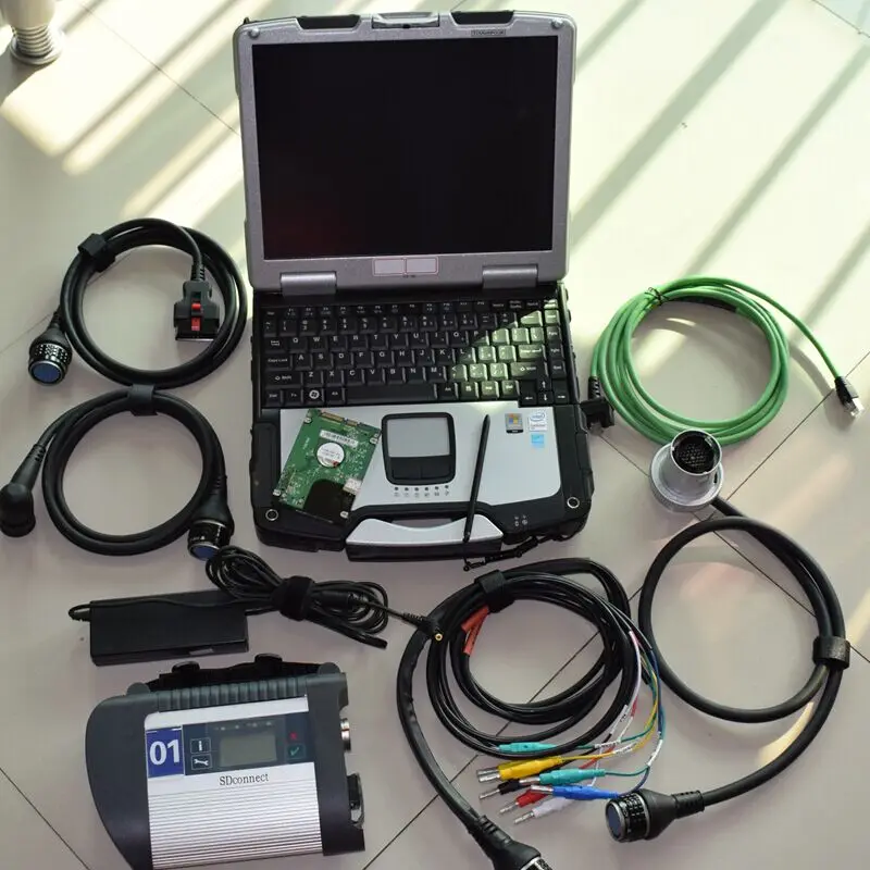 

Top quality Mb Star C4 SD Connect + V2018-12 Newest DAS/XEN TRY/Vediamo/DTS with Military Laptop CF30 CF-30 Mb Star C4 for b-enz