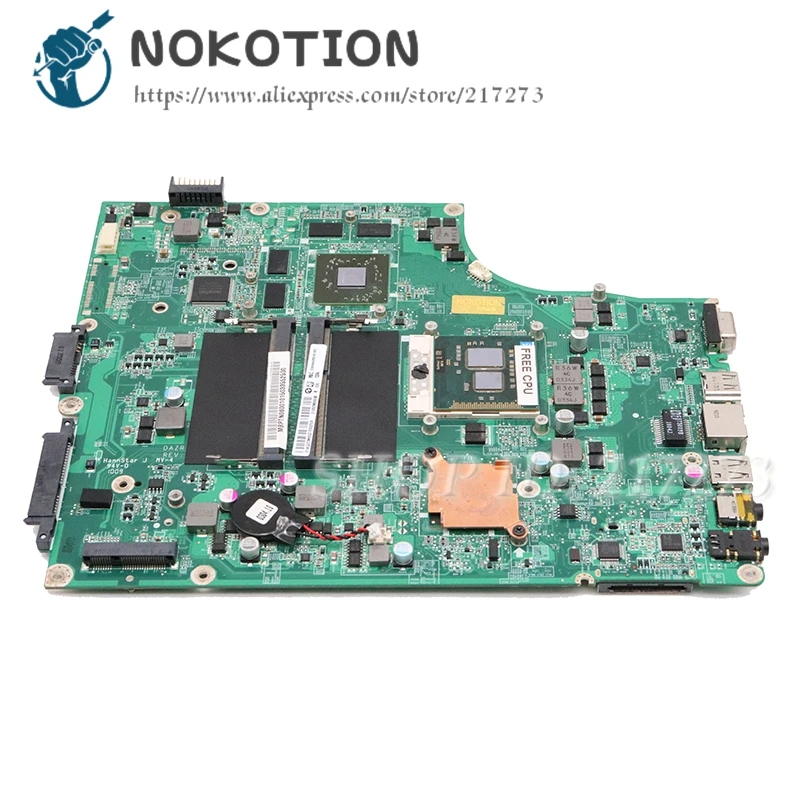 NOKOTION для acer ASPIRE 5820 5820T 5820TG материнская плата для ноутбука MB. Ptn06001 MBPTN06001 DAZR7BMB8E0 HM55 DDR3 HD5650 Бесплатный процессор