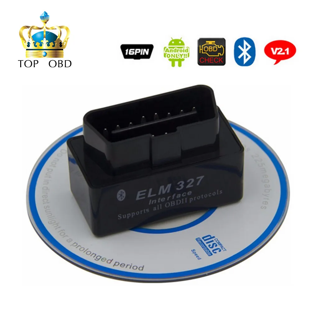 10 шт./лот V2.1 super mini elm327 bluetooth OBD2 сканер ELM 327 Bluetooth умный автомобильный