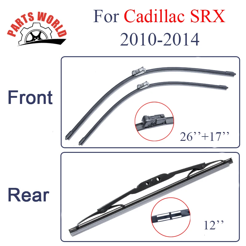 Natural Rubber Front And Rear Wiper Blades For Cadillac SRX 2010-2014,Windscreen Wipers Car Accessories Natural Rubber Front And Rear Wiper Blades For Cadillac SRX 2010-2014,Windscreen Wipers Car Accessories
