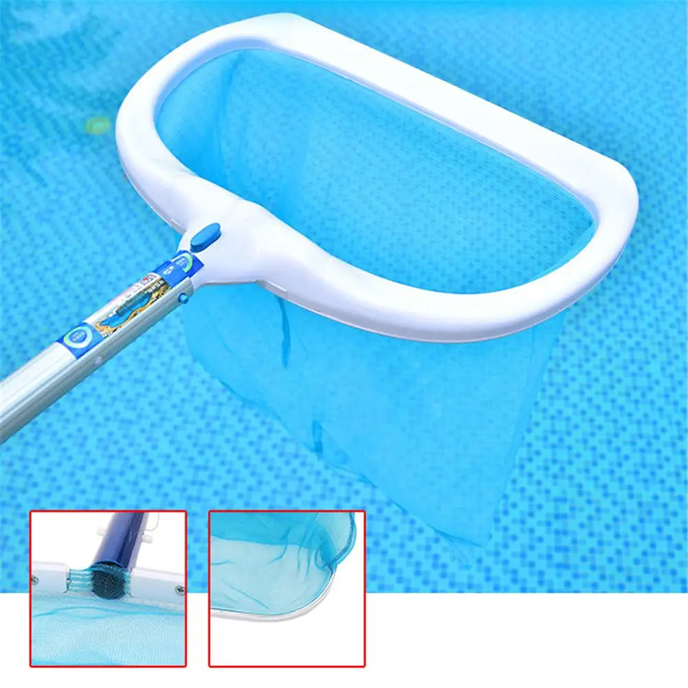

High Quality Leaf Skimmer Rake Net Professional Grade Medium Fine Mesh Pool Skimmer Net Bag Catcher Aquarium Cleaning Tool