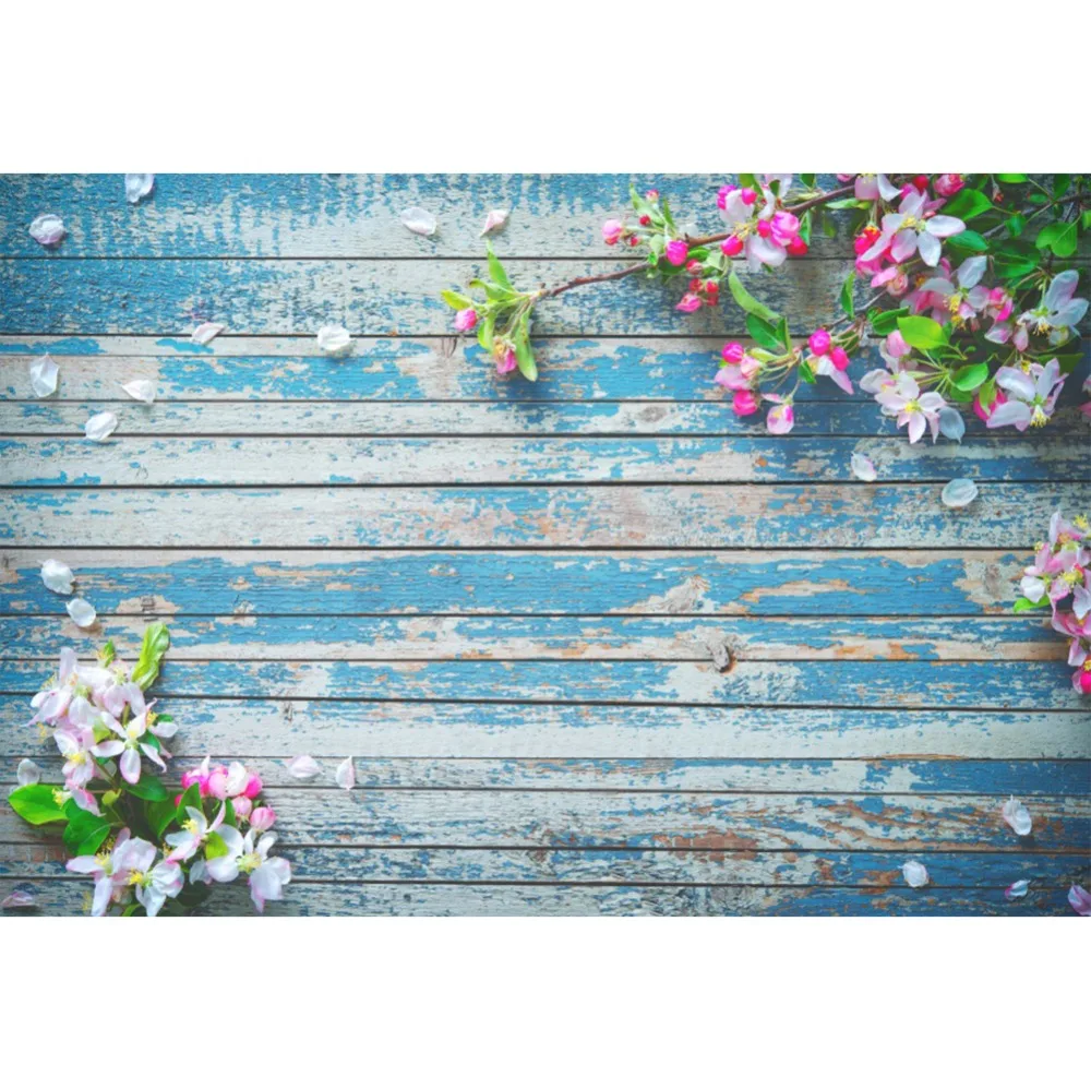 

Vinyl Backgrounds Wood Fade Flowers Petal Baby Cake Food Pet Portrait Photographic Backdrop Photocall Digital Photo Studio Shoot