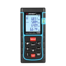 SNDWAY SW-E150 150M Handheld Laser Distance Meter Range Finder Trena Laser Rangefinder Laser Tape Measure Distance Tool sndway laser distance meter 40 150m rangefinder laser tape measure distance volume diastimeter electronic range finder digital