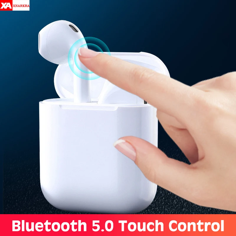 

Hot i14 TWS Touch Control Wireless Earpiece 1:1 Bluetooth Earphones Stereo Earbuds Headset With Charging Box For iphone Android