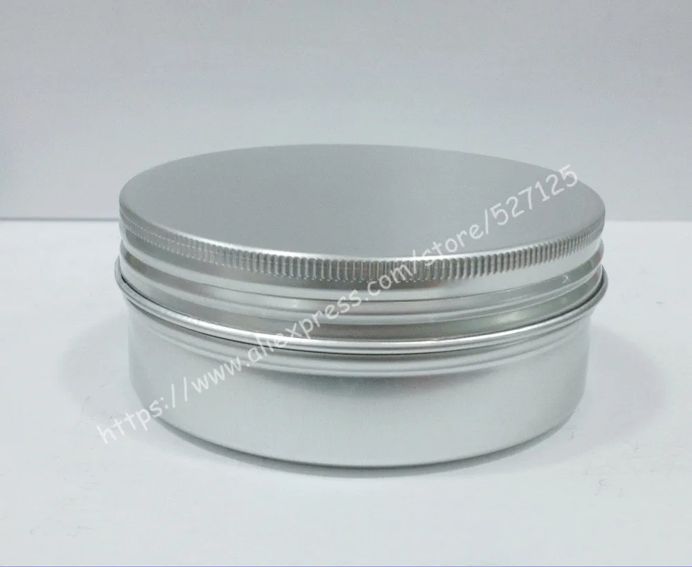 Buy 200g silver aluminum jar/tin/can with aluminum lid.Aromatherapy tin,200ml