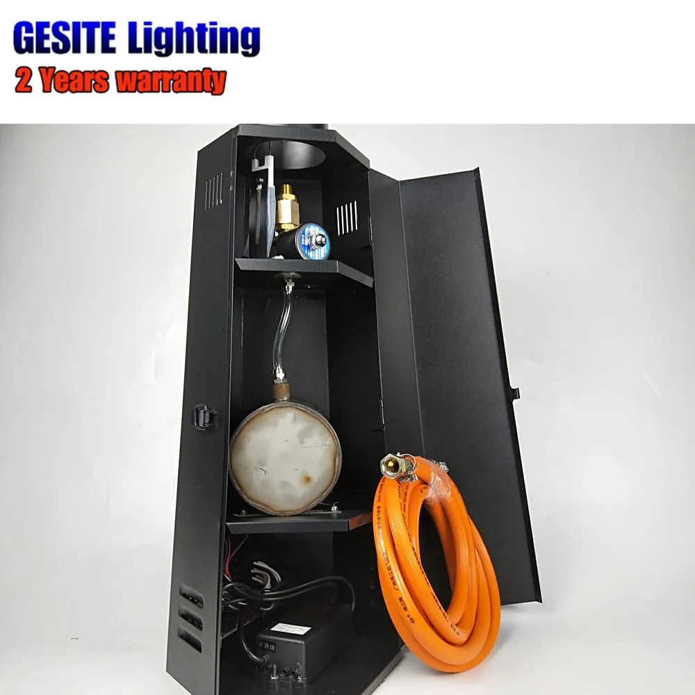 

6 Angle DMX 90V-240V Spray Fire Machine Safe Use 200W Stage Light