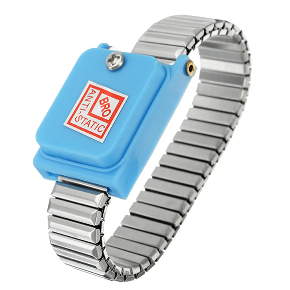

Cordless Bracelet Metal Antistatic Wireless Anti Static ESD Wristband Discharge Electronic Work Wrist Band Anti-Static Wristband