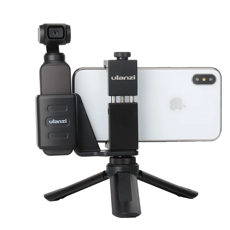 Online Ulanzi OP 1 Osmo accesorios de bolsillo soporte de teléfono móvil conjunto de soporte fijo para cámaras de bolsillo Dji Osmo