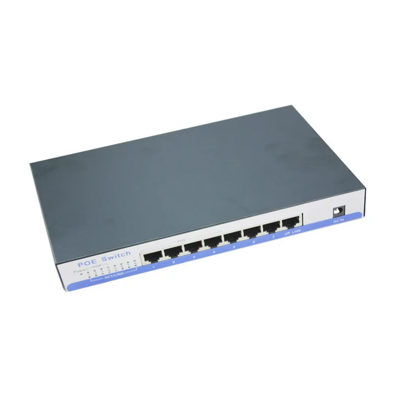 

ANDDEAR 8 port 10/100Mbps POE Switch 4port POE and 4port Uplink Total Power 65W wireless AP IP camera network remote equipment