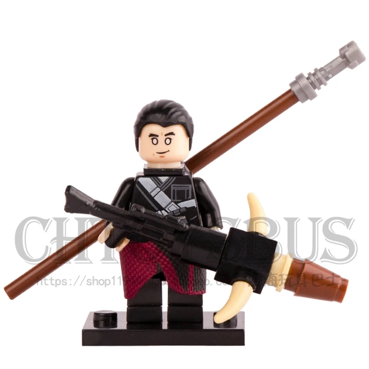 

SingleSale STAR WAR Rogue One Chirrut Imwe 75152 Imperial Assault Hovertank minifig Darth Vader Leia Luke Blocks Kids Toys Gift