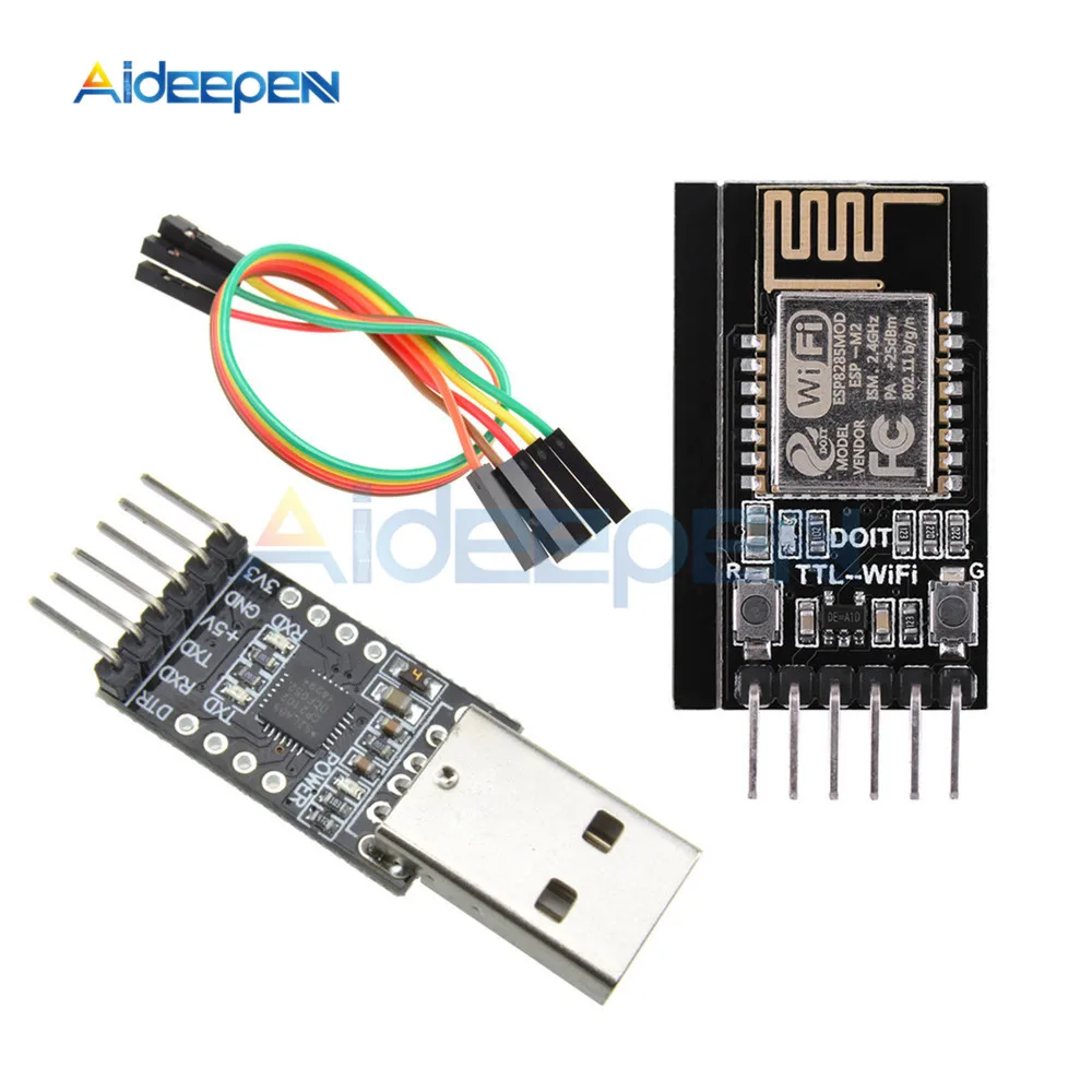 EPS8285 ESP-M2 ESP M2 Порты и разъёмы доска Беспроводной последовательный ttl передачи Wi-Fi модуль Bluetooth Управление с CP2102 модуль передачи