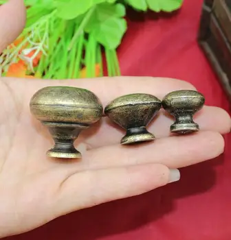 

10pcs Metal Vintage Hardware Wooden Jewelry boxes Drawer Knobs Small Pull Handles Kitchen Cupboard Cabinet Antique Brass pulls
