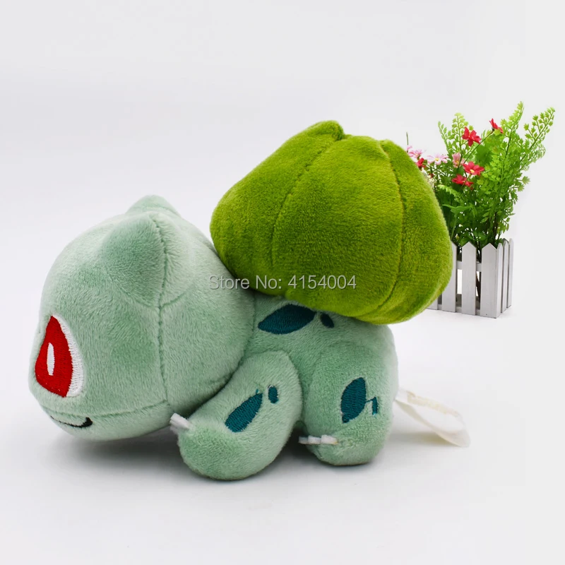 12 см аниме Peluche мультфильм кукла стиль Bulbasaur мягкие плюшевые мультфильм куклы отличный рождественский подарок игрушка для детей