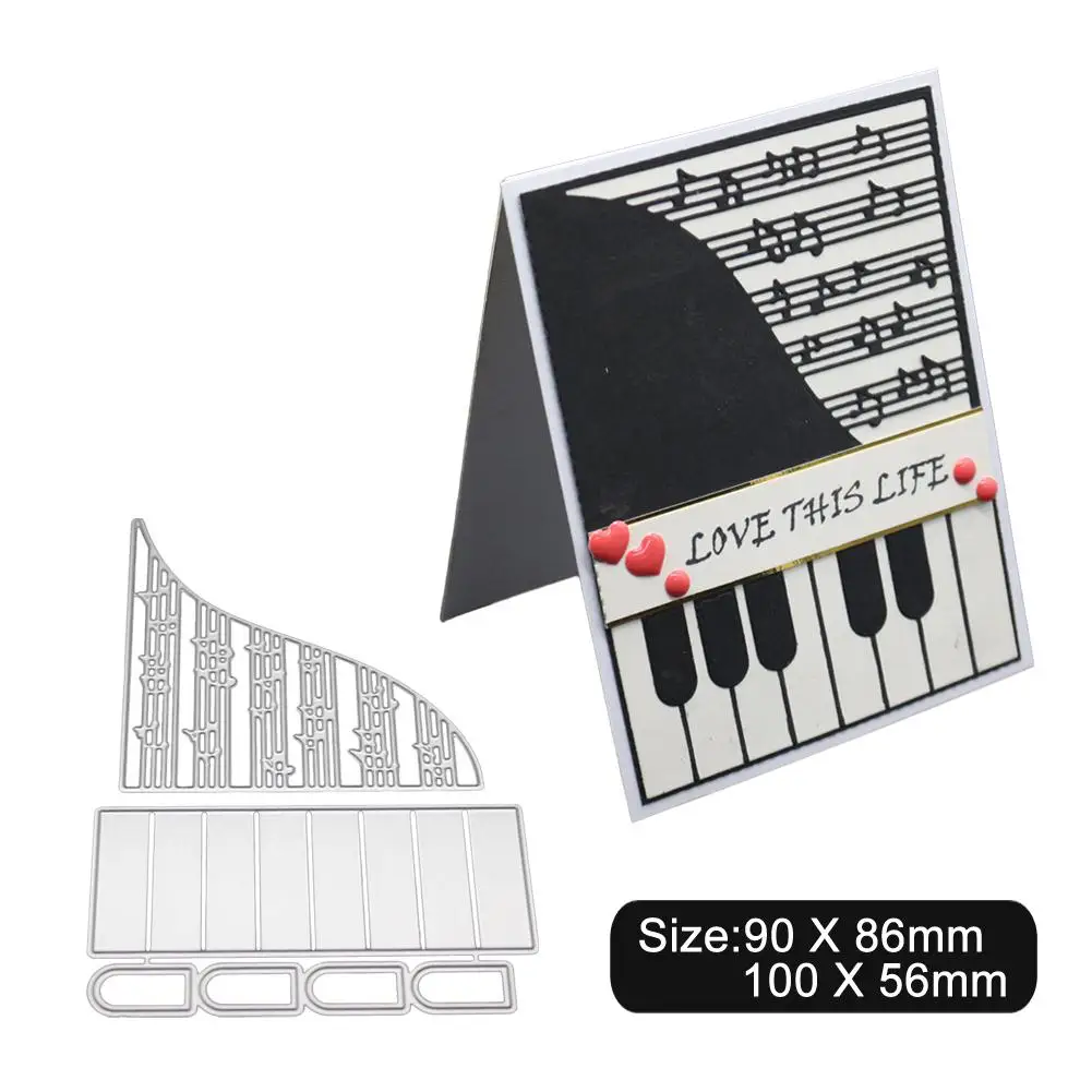 Фортепианная музыкальная серия штампы для резки металла и изготовления карт