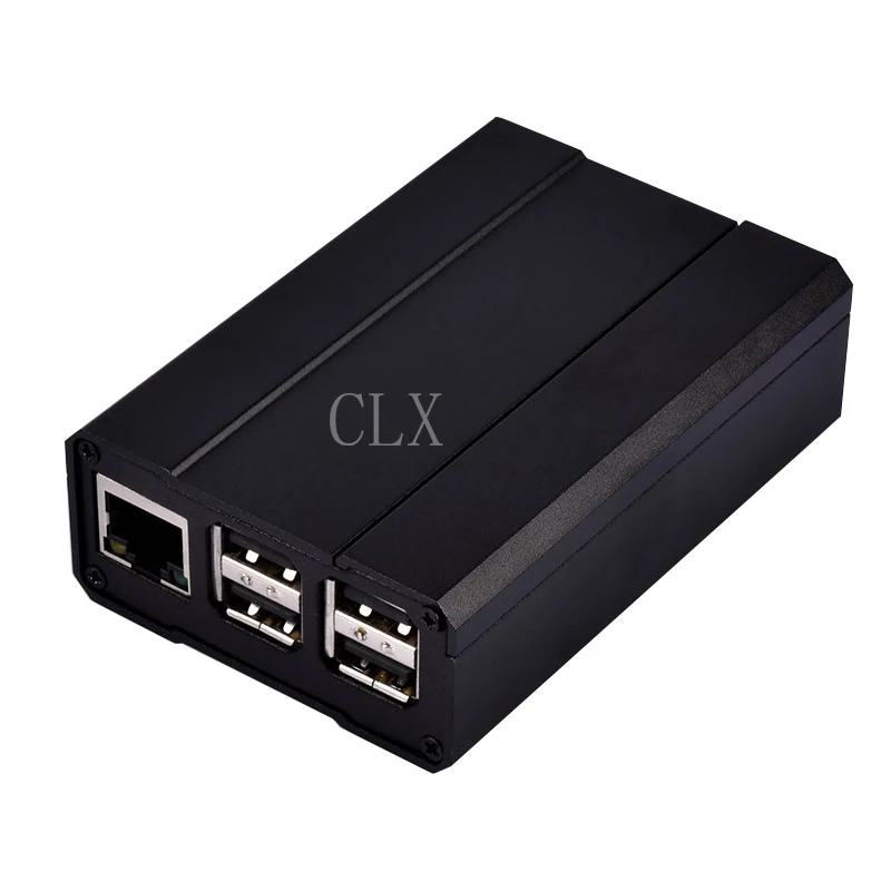 

Raspberry Pi 3 Aluminum Case Silver / Black Protective Hard Metal Alloy Box support Raspebrry Pi 2 Model B