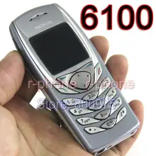 Мобильный телефон NOKIA 6100, разблокированный мобильный телефон GSM Triband, Восстановленный 6100 мобильный телефон, дешевый телефон