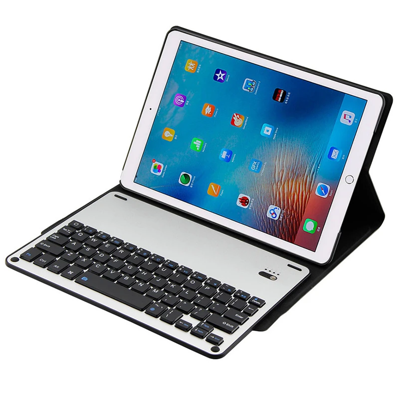 

Ultra-thin Wireless Bluetooth Keyboard PU Leather Case Cover For iPad Air 2 iPad Pro 10.5 inch With Bracket Protective Sleeve