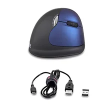 В упаковке EV-RF-053 Регулируемый 2500 dpi 2,4 ГГц беспроводной эргономичный вертикальный лазерный игровой мыши ноутбук Настольный