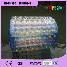 Free shipping!0.8mm PVC inflatable water roller/inflatable rolling ball/inflatable water wheel /water waking zorb ball