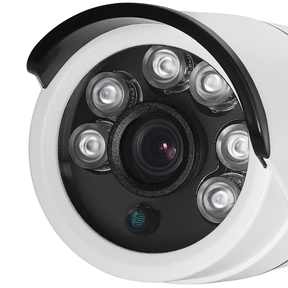 Besder 800TVL 1000TVL CMOS камера cctv с датчиком металлический чехол IP67 цилиндрическая камера безопасности наружная с ИК-фильтром 6 шт. светодиодный массив