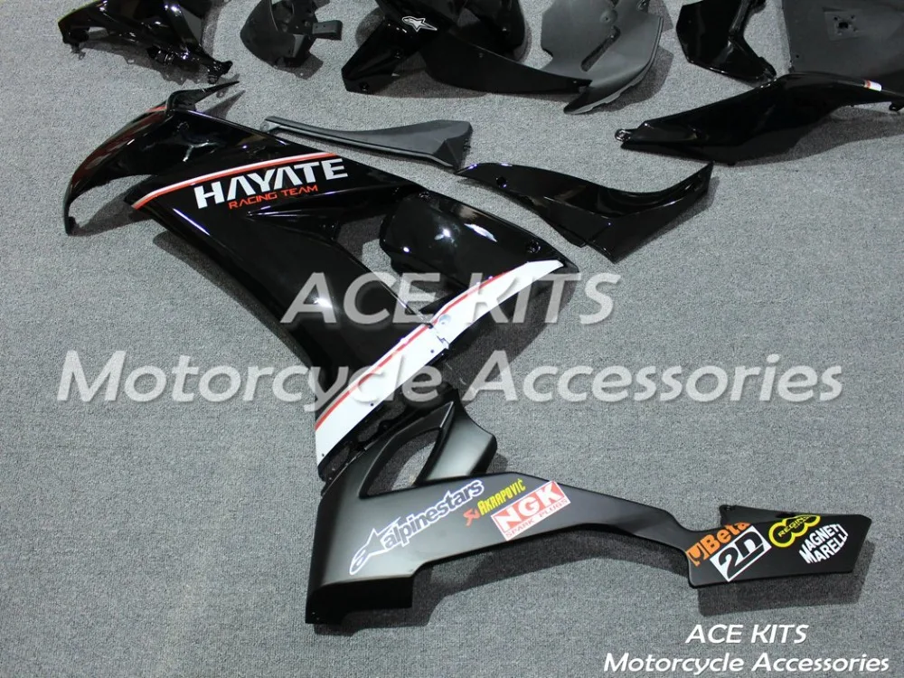 ACE Комплекты НОВЫЙ ABS мотоциклов обтекателя Для kawasaki Ninja ZX 10R 2008 2010 впрыска Кузов
